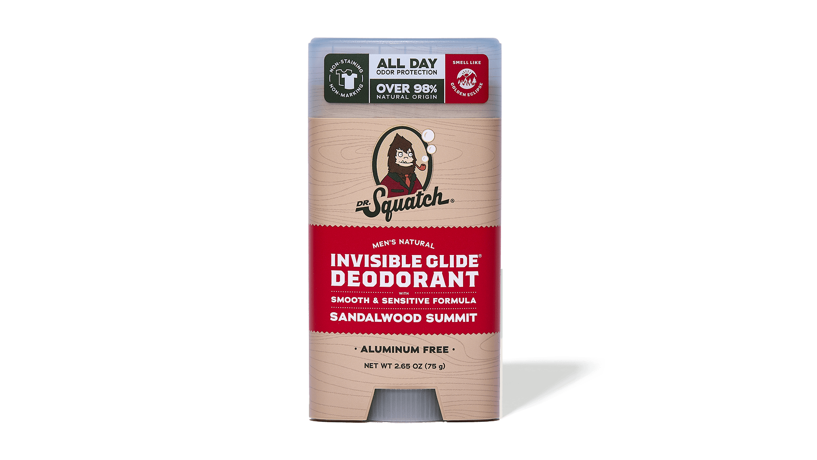 Sandalwood Summit Invisible Glide Deodorant - Clean Active Carry