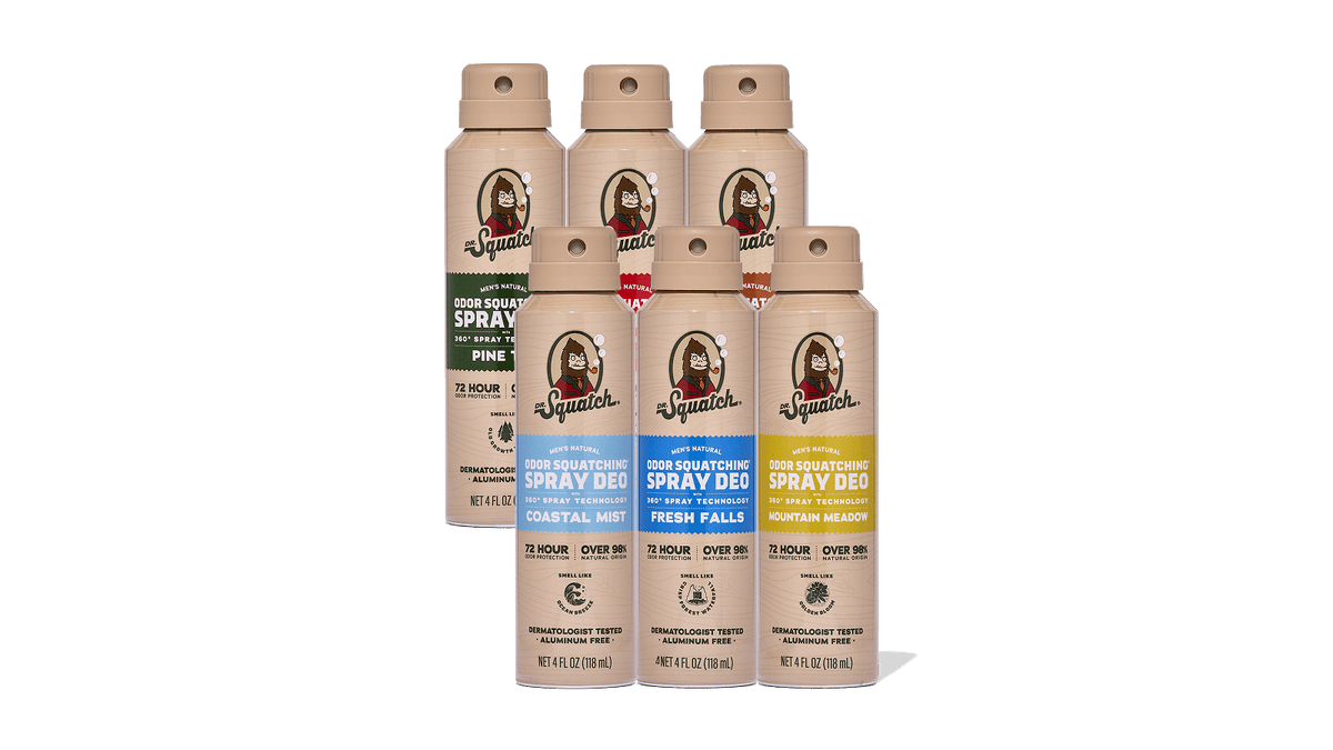 Spray Deodorant 6-Pack