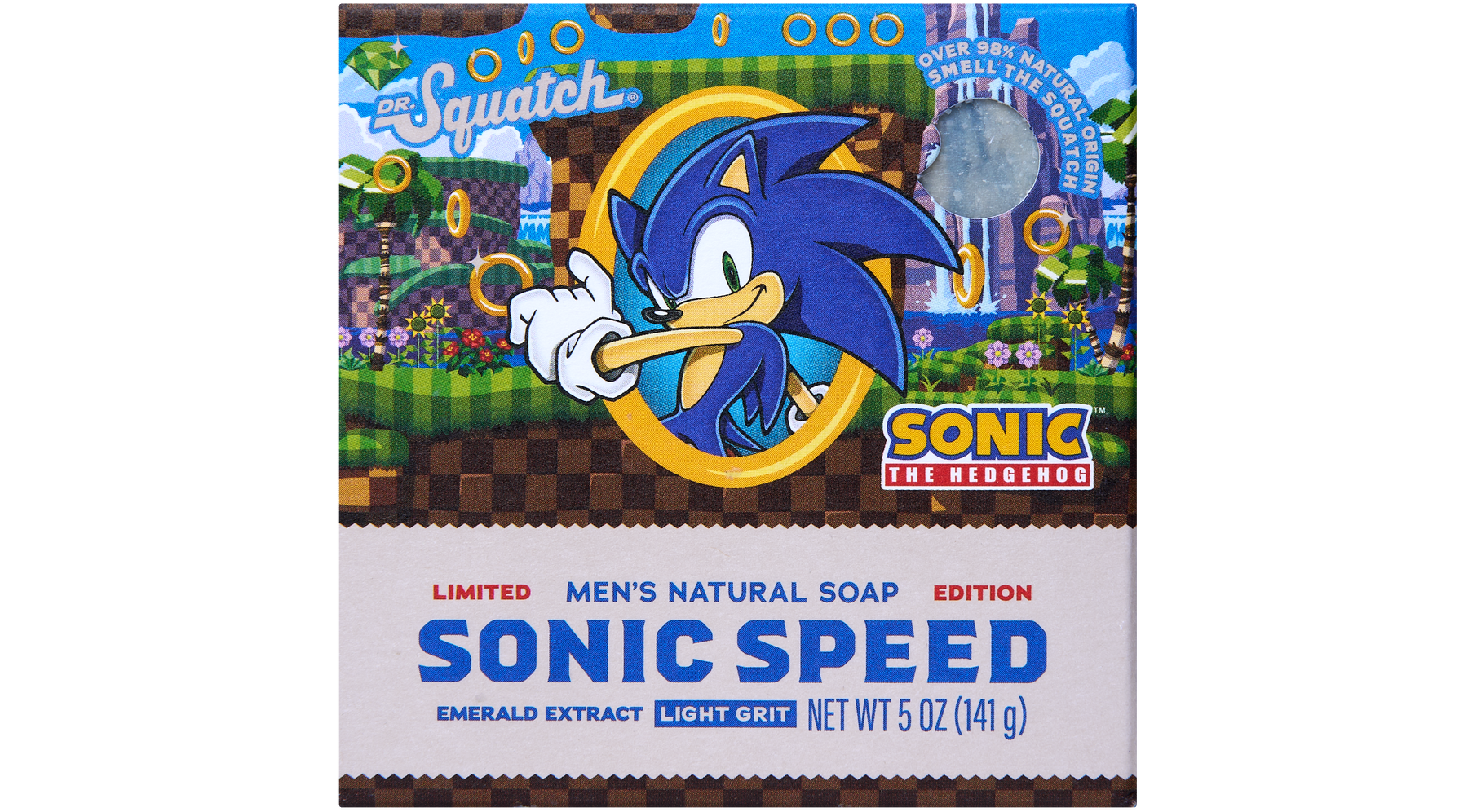 Sonic Speed Super Pack - Dr. Squatch Exclusive Limited Edition Bar Soap and Deodorant Bundle
