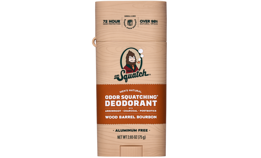 Wood Barrel Bourbon Deo Flask