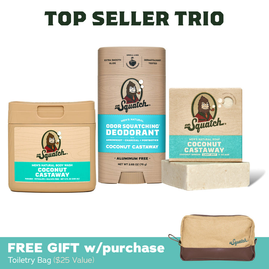 Soap, Deo, Body Wash + GWP Bag - Coconut Castaway