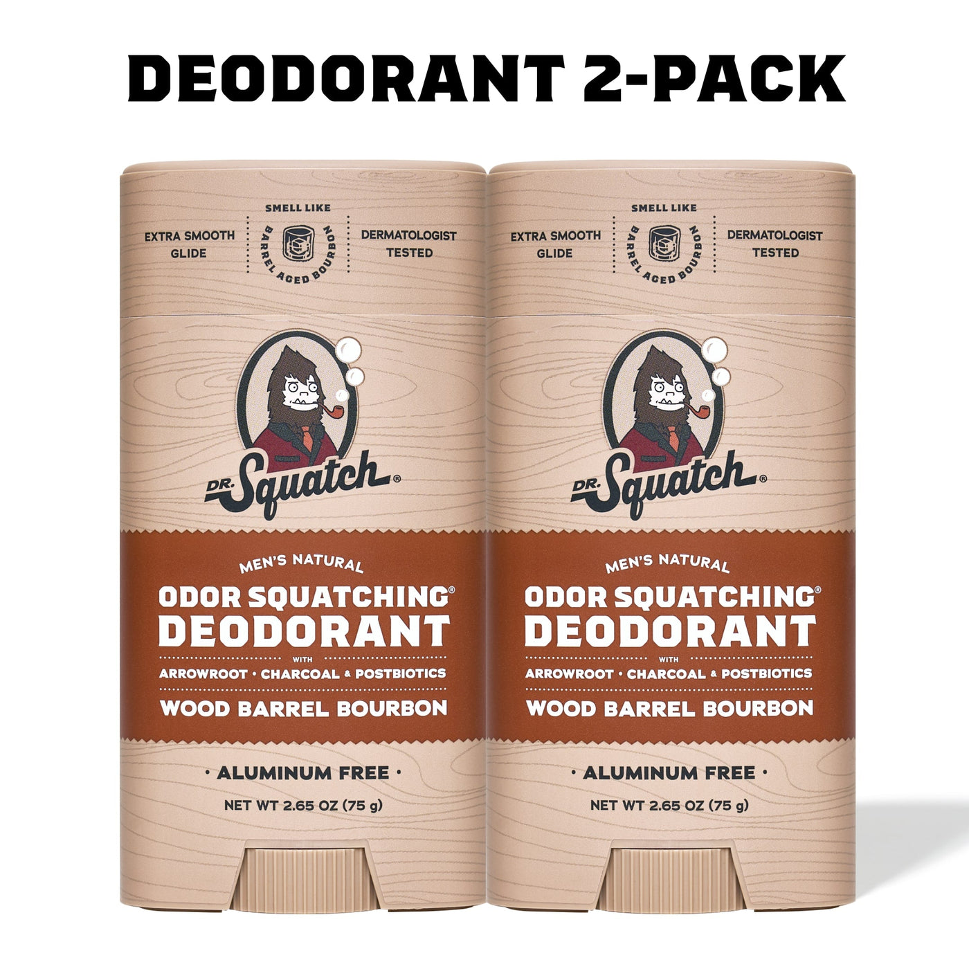 Wood Barrel Bourbon 2-Pack Deodorant