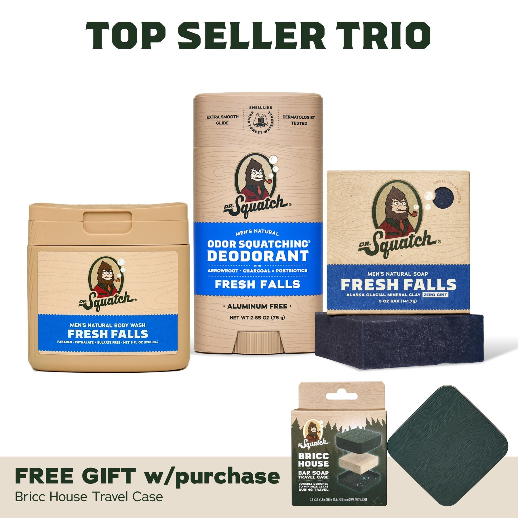Soap, Deo, Body Wash + Travel Case V2