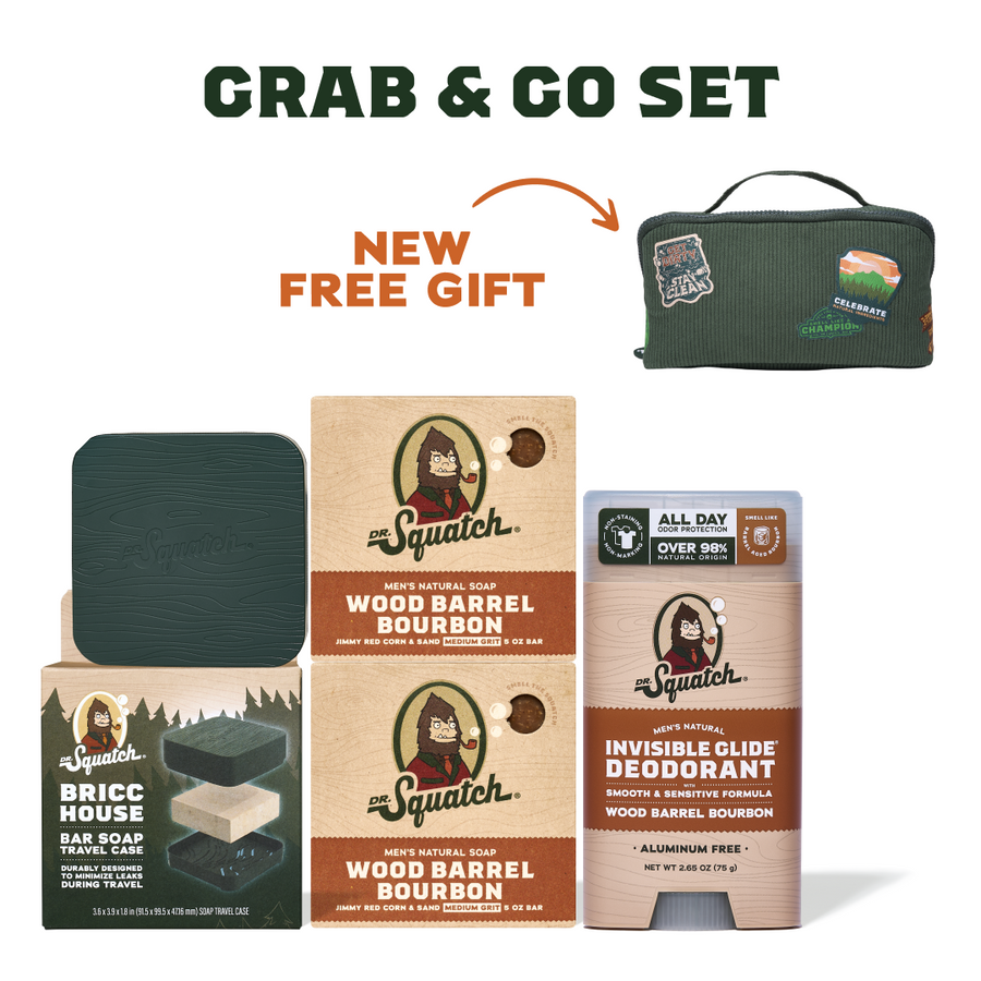 Grab & Go Set - Wood Barrel Bourbon