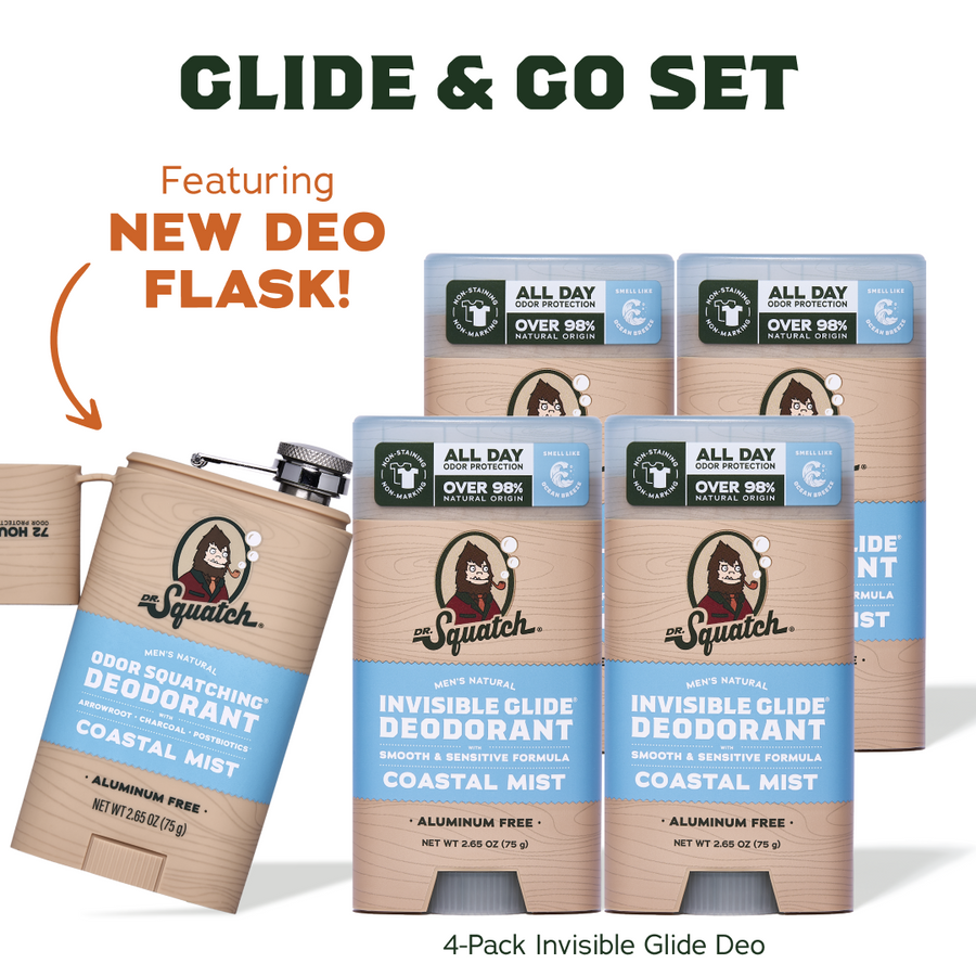 Coastal Mist IG Glide 4-Pack + Deo Flask