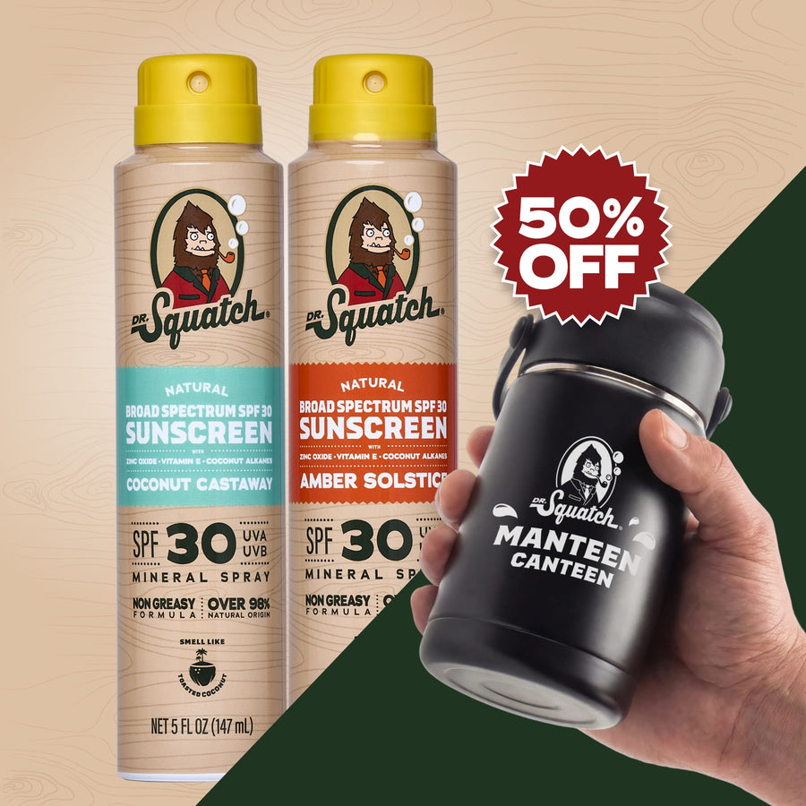 2-Pack Sunscreen + Manteen Canteen