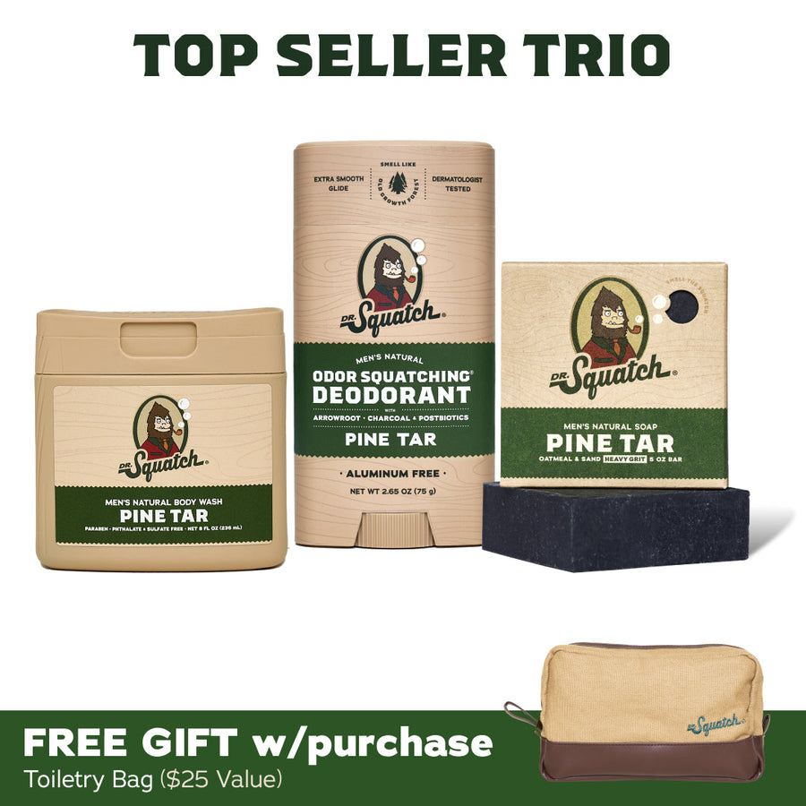 Soap, Deo, Body Wash + GWP Bag - Pine Tar