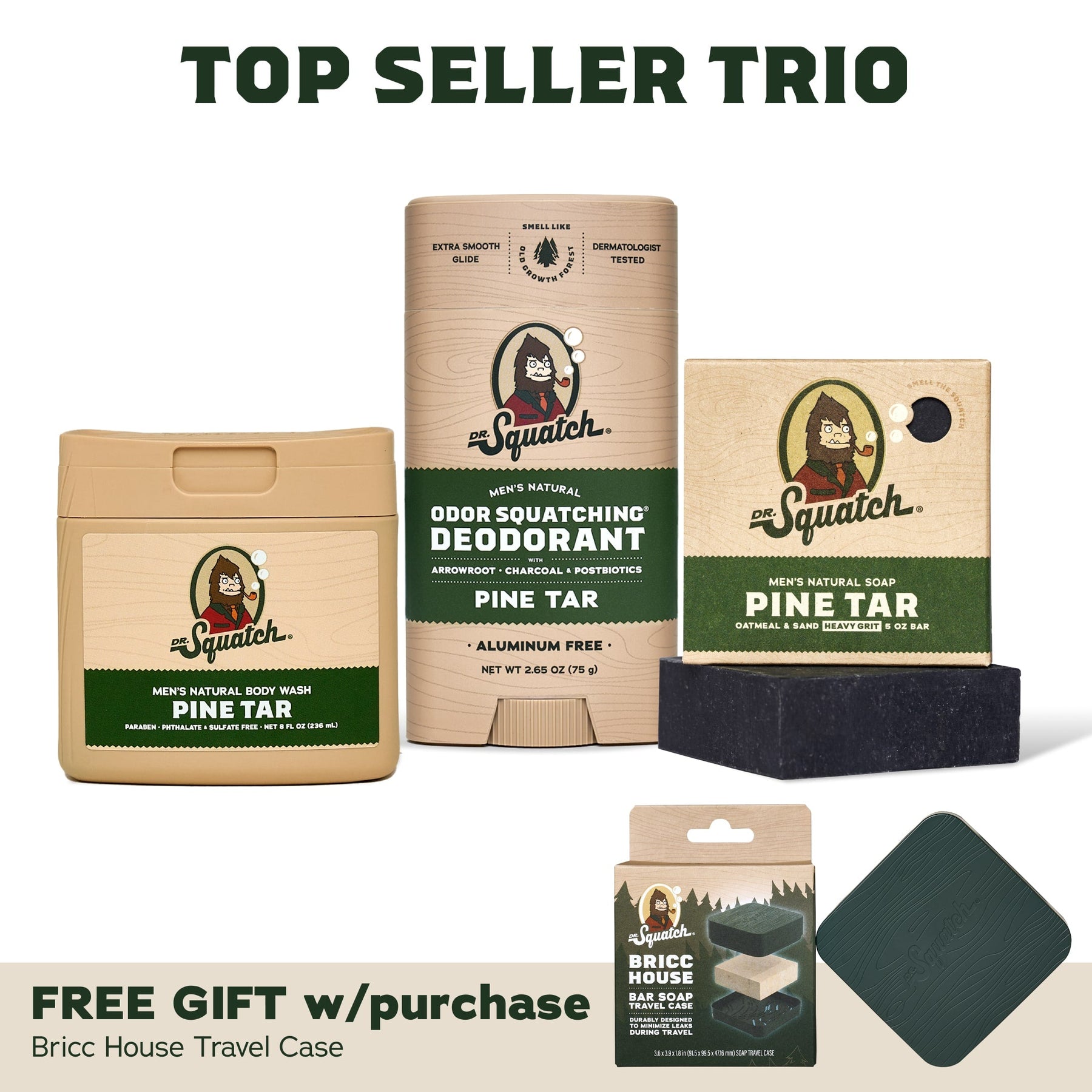 Soap, Deo, Body Wash + Travel Case V3
