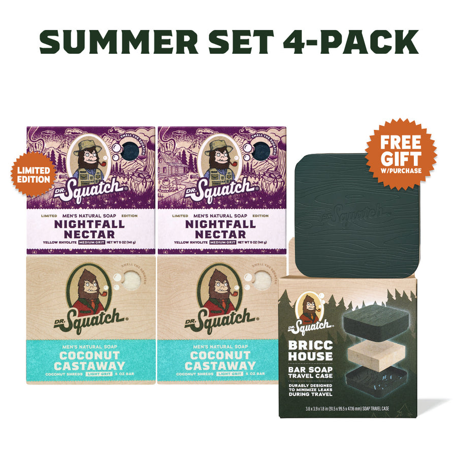 Summer Set 4-Pack + GWP Travel Case V3
