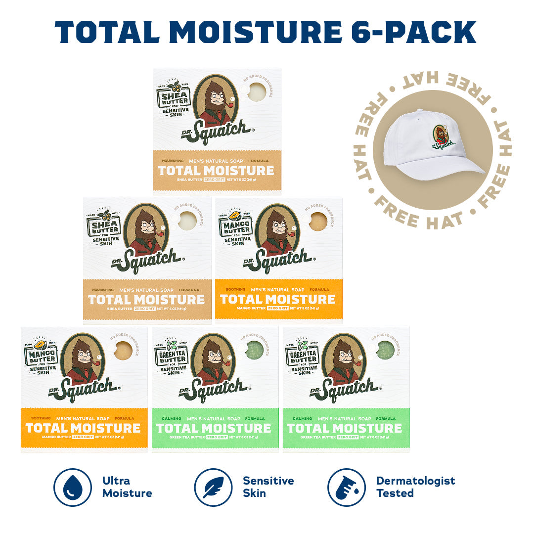 Total Moisture 6-Pack + Free Hat