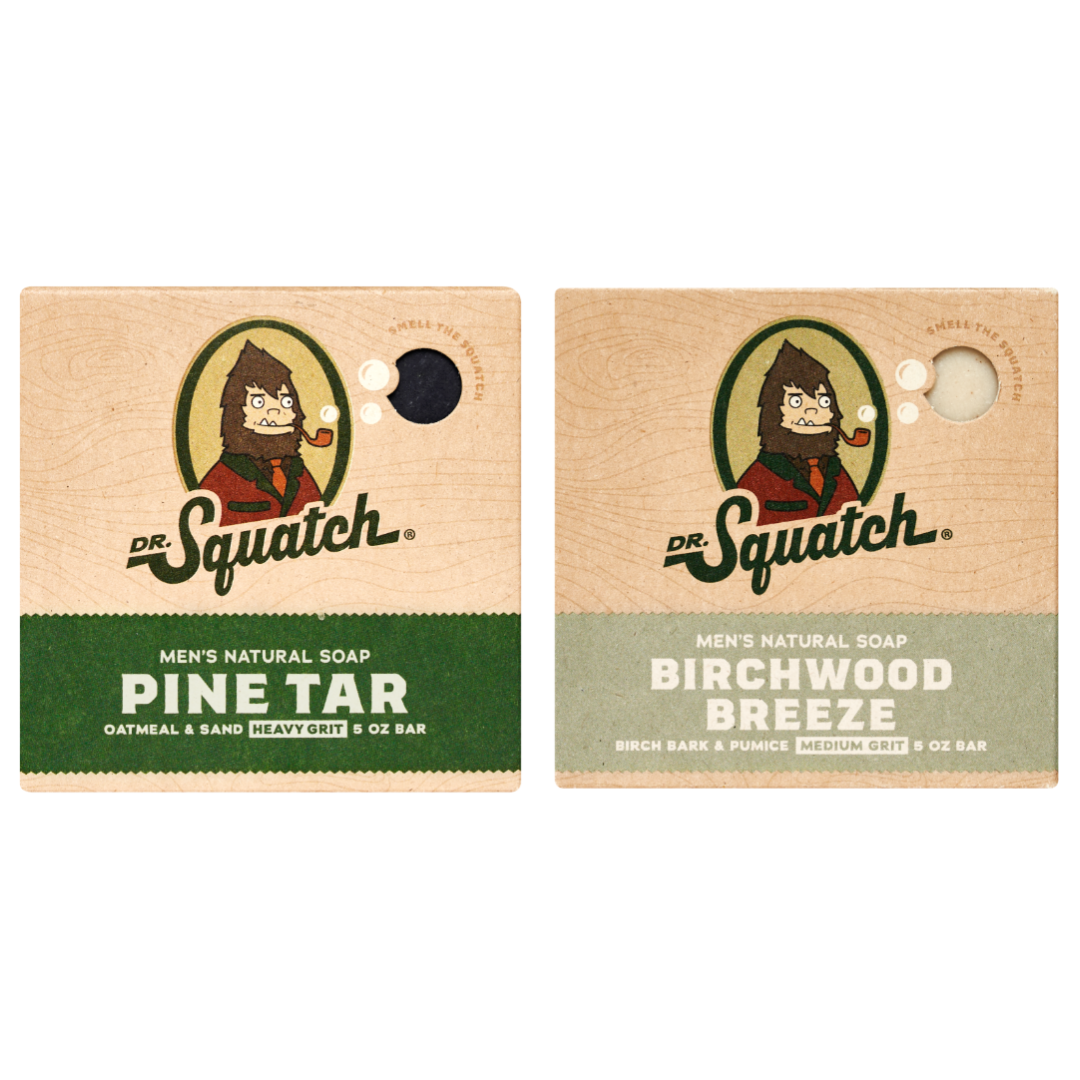 Woodsy 2-Pack Natural Bar Soap