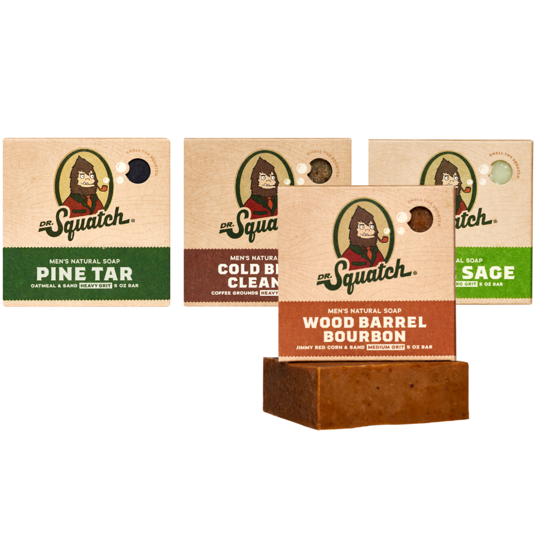Woodsy 4-Pack Natural Bar Soap