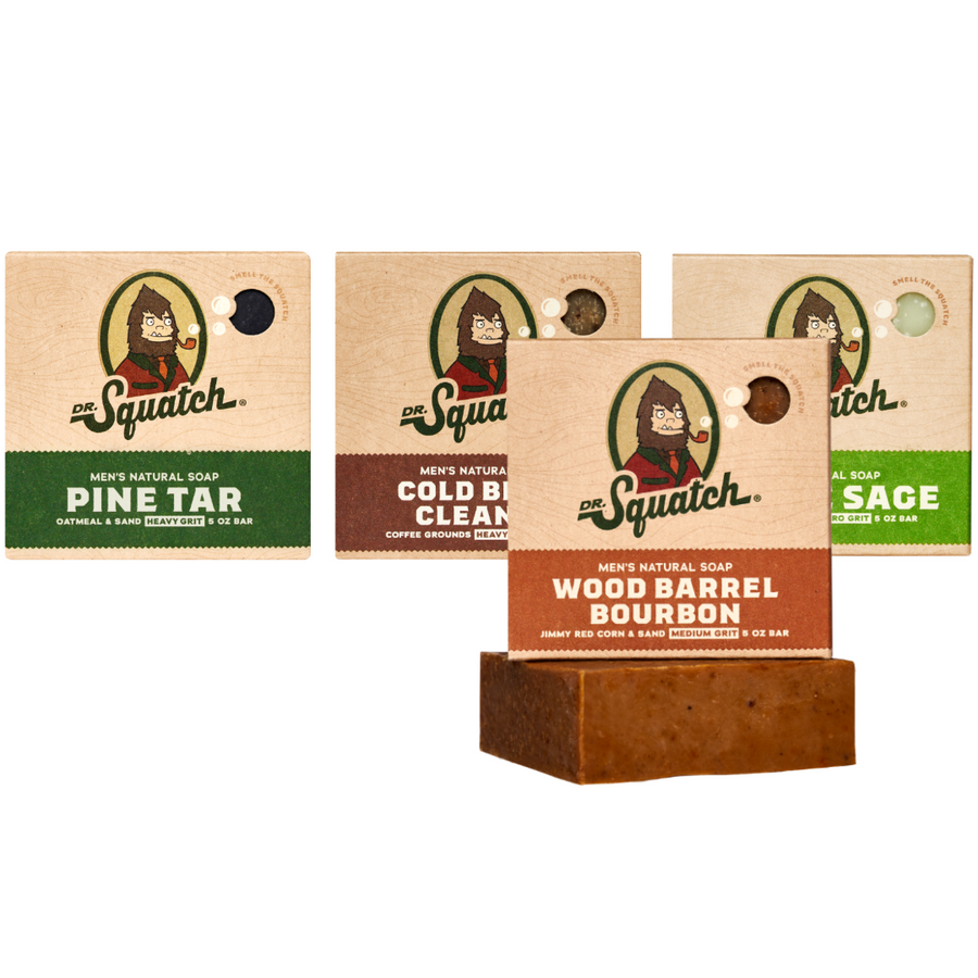 Woodsy 4-Pack Natural Bar Soap