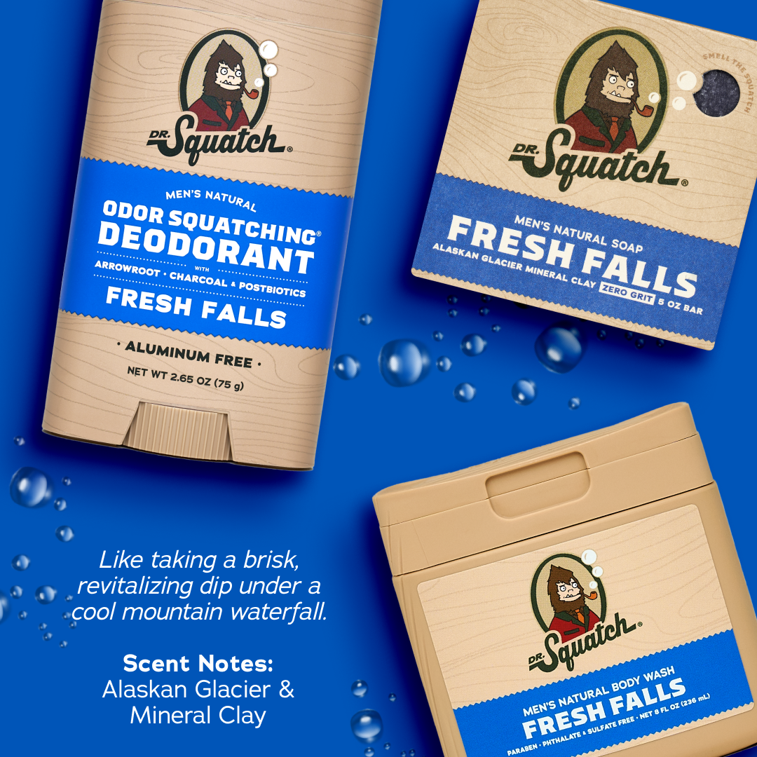 Soap, Deo, Body Wash + GWP Dr. Squatch Hat