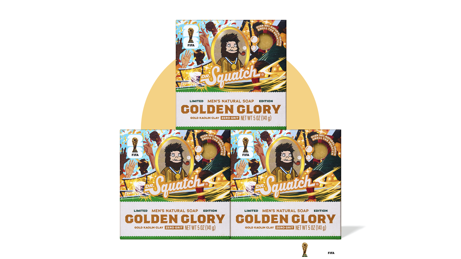 FIFA Golden Glory 3-Pack Bar Soap Bundle