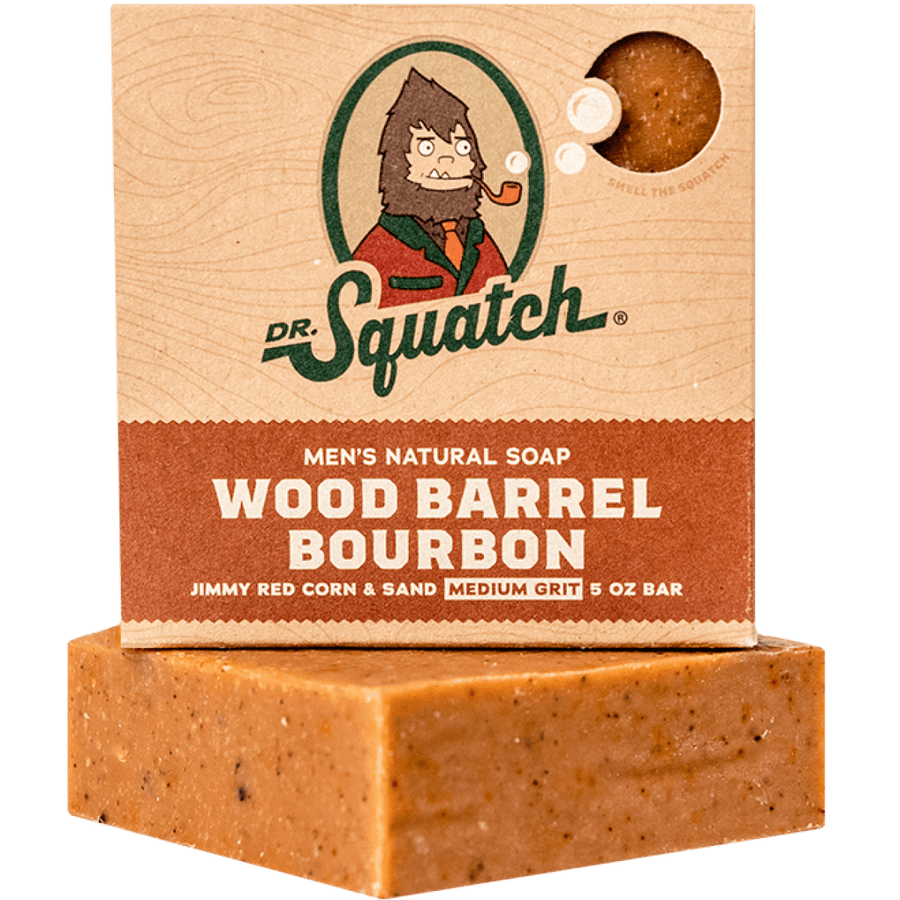 Essentials: Wood Barrel Bourbon Bar Soap