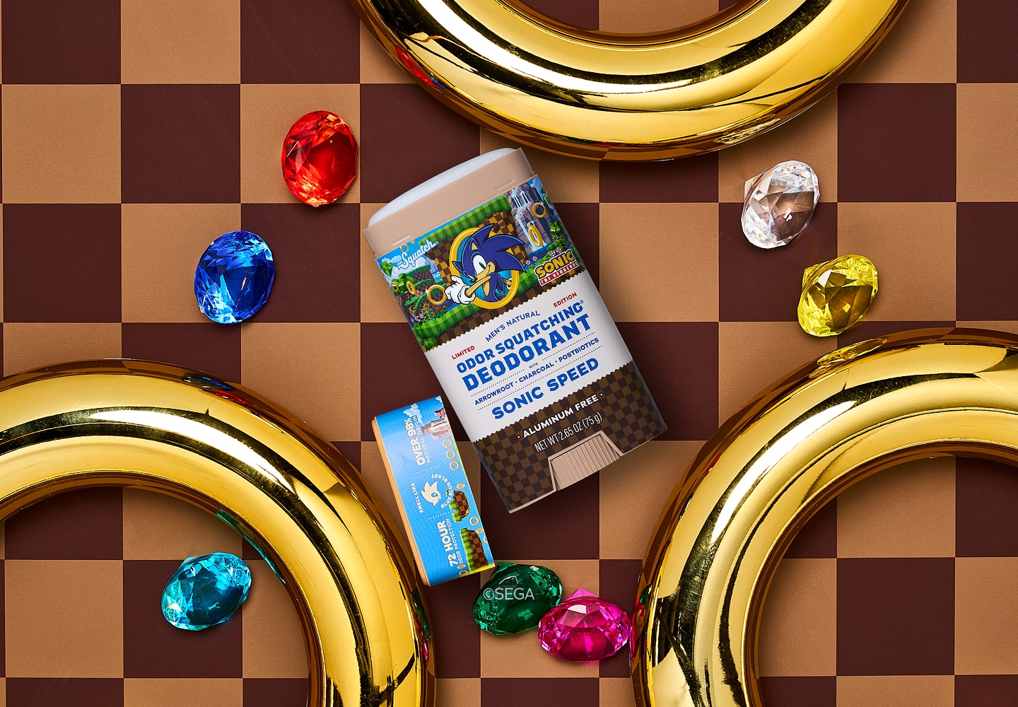 Sonic Speed Super Pack - Dr. Squatch Exclusive Limited Edition Bar Soap and Deodorant Bundle