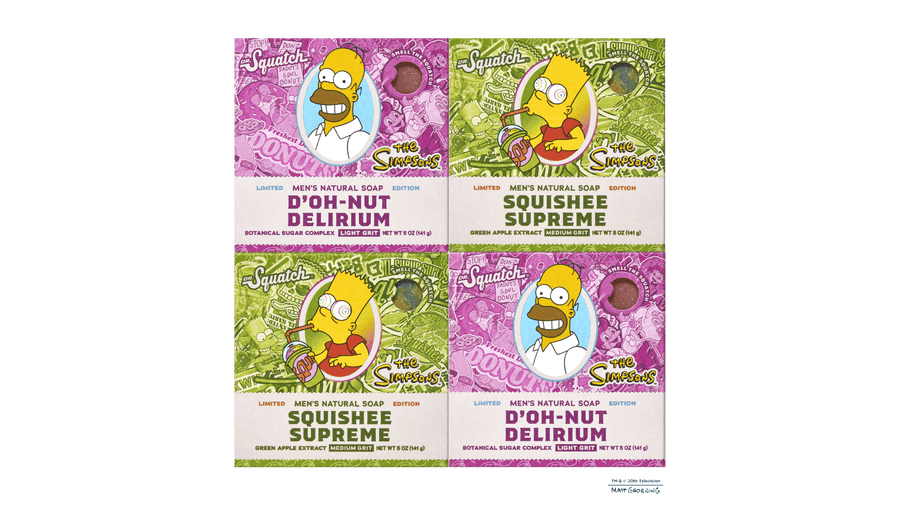 Simpsons Suds 4-Pack
