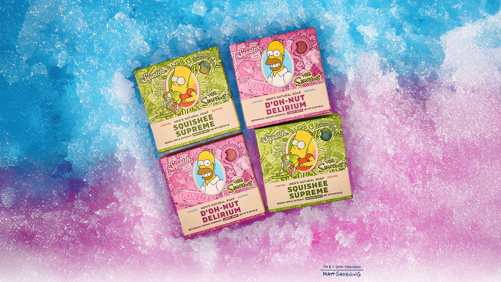 Simpsons Suds 4-Pack