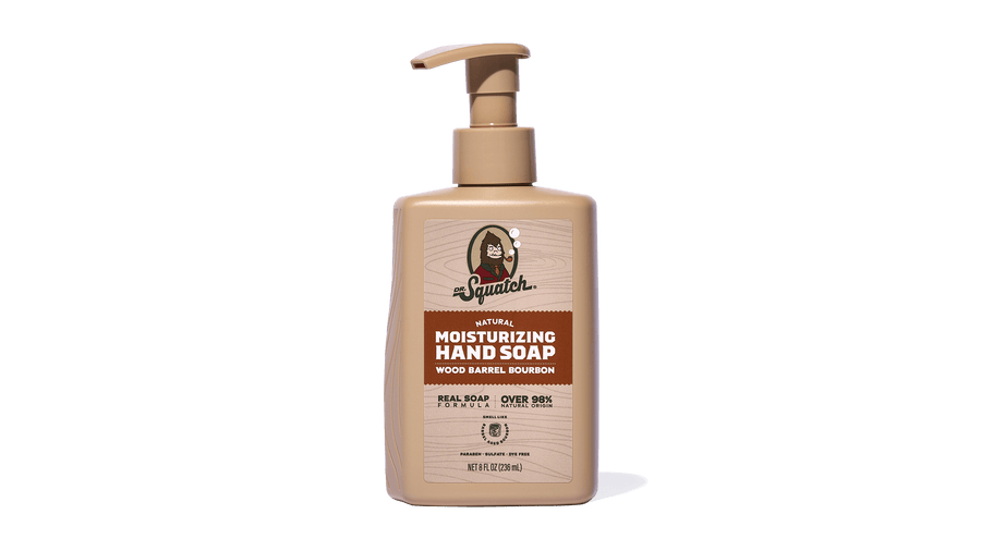 Wood Barrel Bourbon Hand Soap